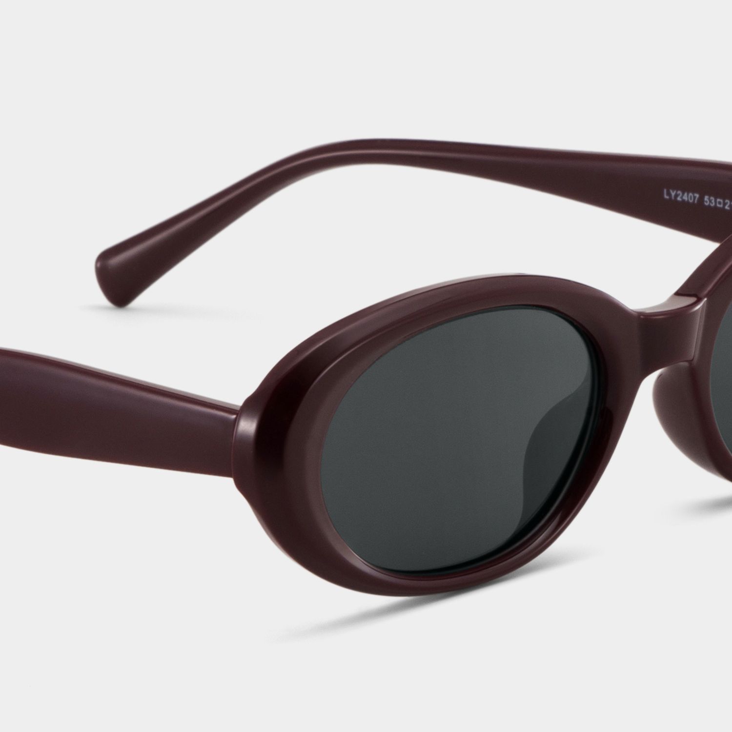 Zion Purple Frame Sunglasses with Oval Style | ZEELOOL CA4