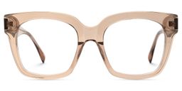 Willard Square Beige Glasses0