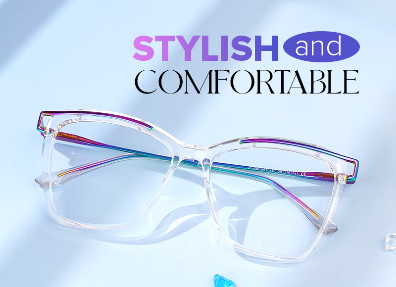ZEELOOL Krystle Square Crystal Glasses