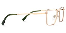 Shareef Square Light Gold Glasses2