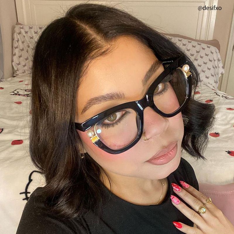 Pearl - Cat Eye Glasses with Pearls8