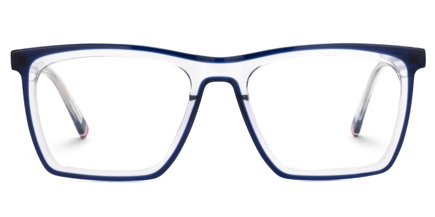 Marcia Rectangle Blue-Crystal Eyeglasses and Glasses Frames0
