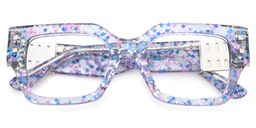 Spaller Square Blue Glasses1