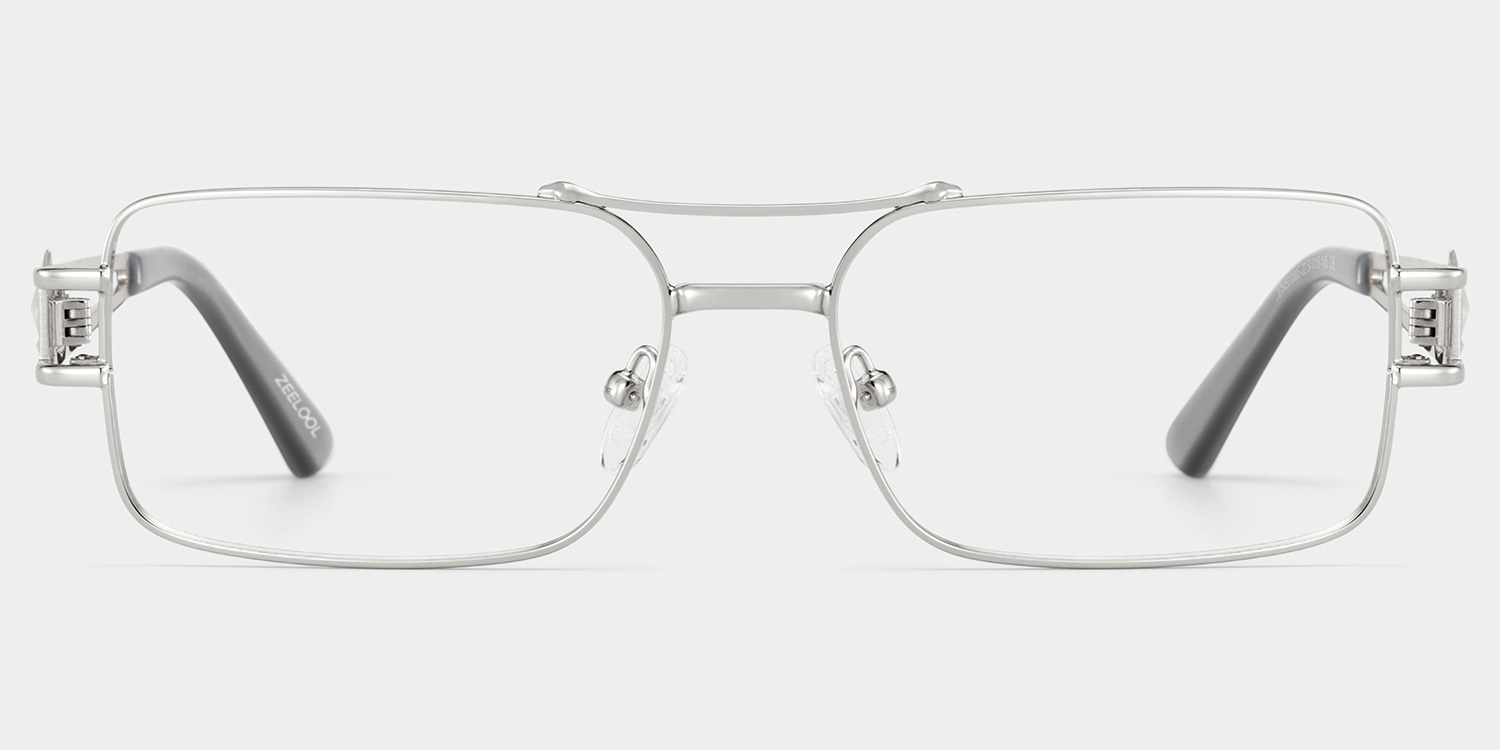 Eric Aviator Silver Glasses2
