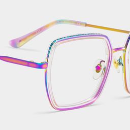 Fiona Square Iridescent Glasses4