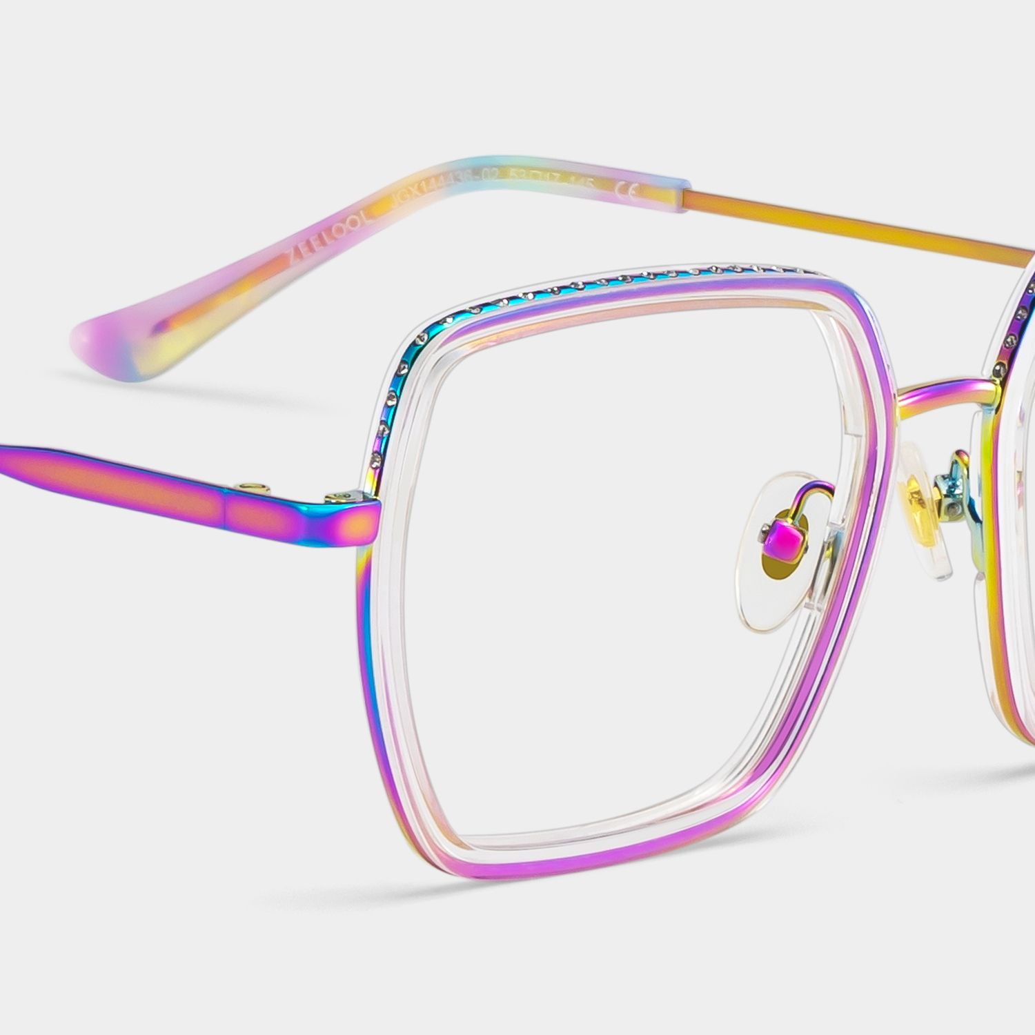 Fiona Square Iridescent Glasses4
