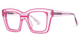 Legette Square Pink Glasses1