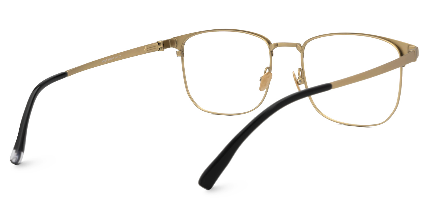 Rondon Rectangle Gold Glasses3