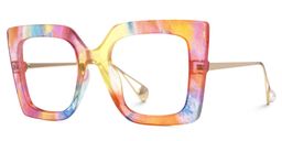 Qatar Square Rainbow Glasses1