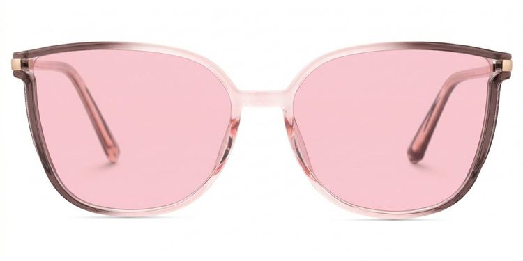 Rodz Pink-Tan Square Sunglasses