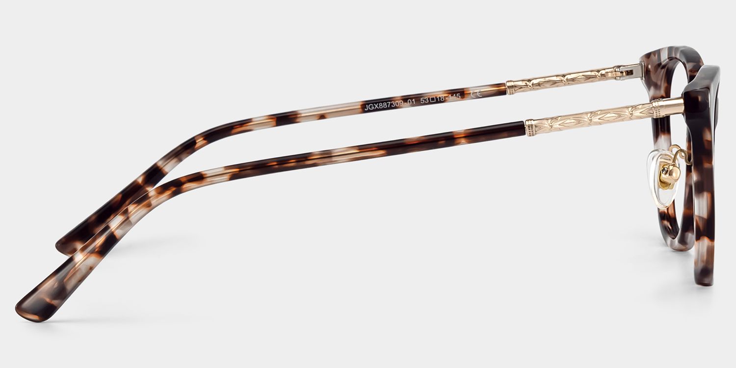 April Tortoise Frame Glasses with Cat eye Frame Online | ZEELOOL4