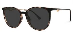Chanty Tortoise Round Sunglasses1