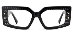 Jonas Black Rectangle Glasses1