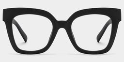 Malcolm Square Black Glasses0