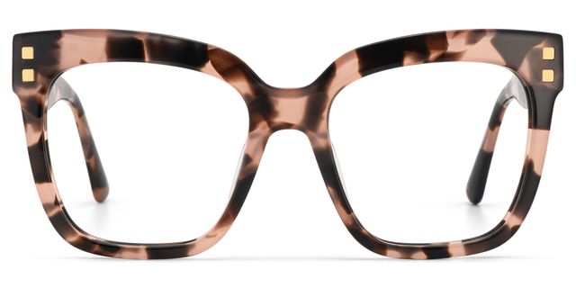 Minguela Square Pink-Tortoise Glasses