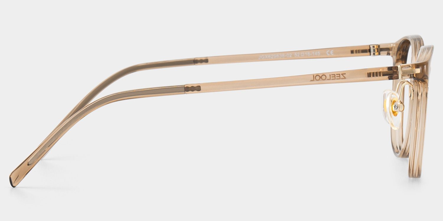 Amanda Ultra Lightweight Eyeglasses in Beige Frames | ZEELOOL CANADA4