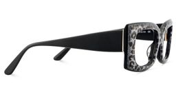 Orduno Rectangle Gray Leopard Glasses4