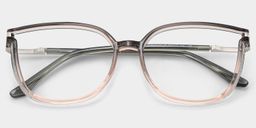 Rodz Square Gray-Pink Glasses1