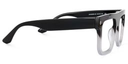 Reaux Square Black Gradient Glasses2