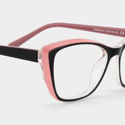 Fidelia Cat Eye Black Glasses5