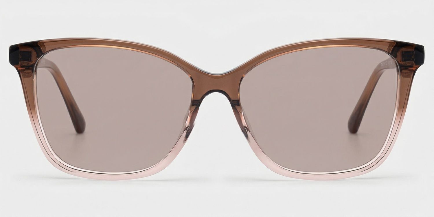 Finnian Butterfly Sunglasses with Acetate Brown Frames | ZEELOOL CA0