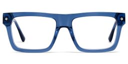 Trent Rectangle Blue Glasses1