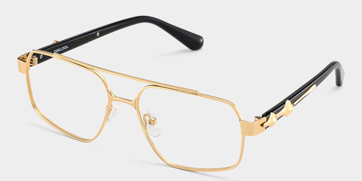 Sterling Eyeglasses in Aviator Gold Frame | ZEELOOL Canada3