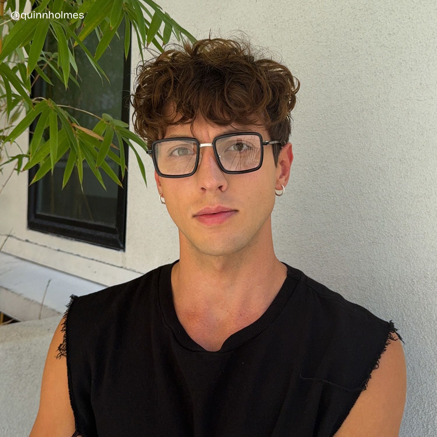 Hunter square black glasses for men Online | ZEELOOL6