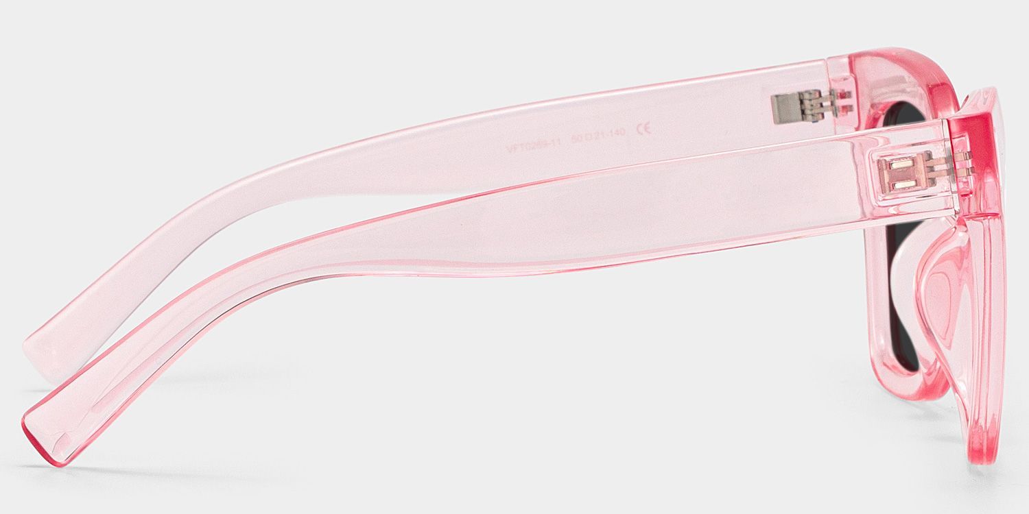 Malcolm Pink Frame Sunglasses with Square Style | ZEELOOL CA3