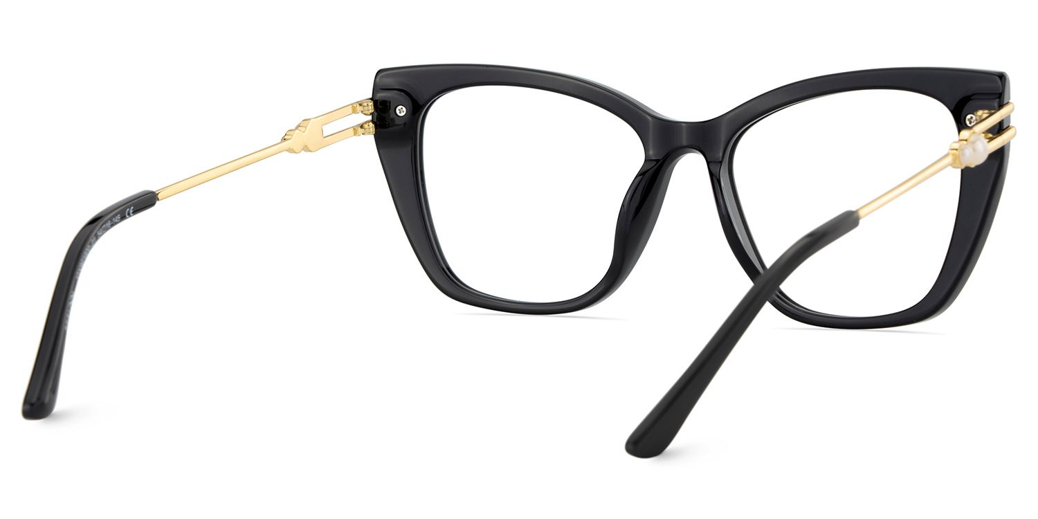 Victor Eyeglasses in Cat eye Black Frame | ZEELOOL Canada6