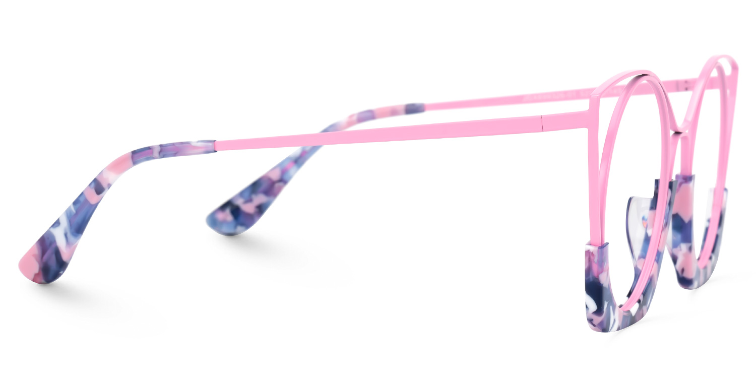 Barbara Glasses in Fondant Pink Camo Eyeglass Frames2