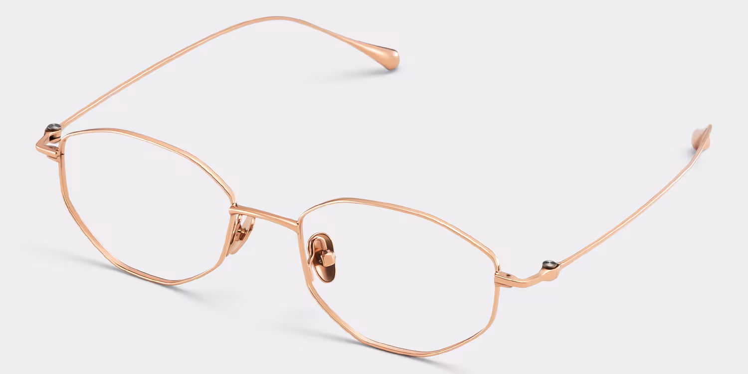 Everett Geometric Gold Glasses4