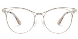 Bahner Round Gold Glasses0