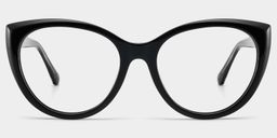 Kiera  Cat-eye Black Glasses0