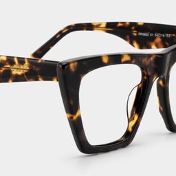 Cecile Cat Eye Tortoise Glasses4
