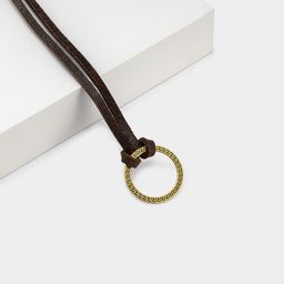 Adjustable Eyeglasses Leather Strap Alloy Ring1