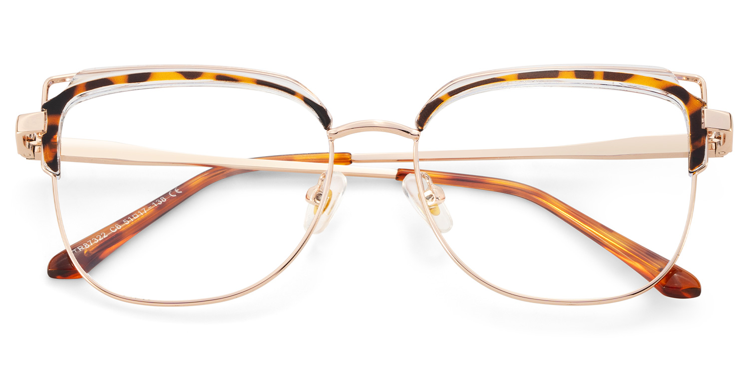 Samson Tortoise Square Glasses With Adjustable Nose Pads Design1