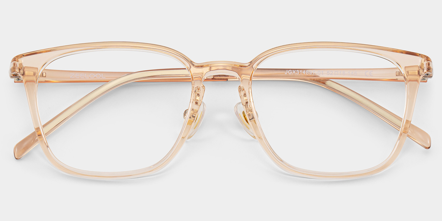 Lily Rectangle Yellow Glasses