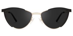 Sydney Cat Eye Black Sunglasses0
