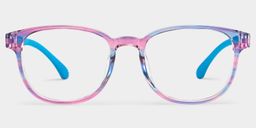 Dale  Round Blue Pink Glasses0