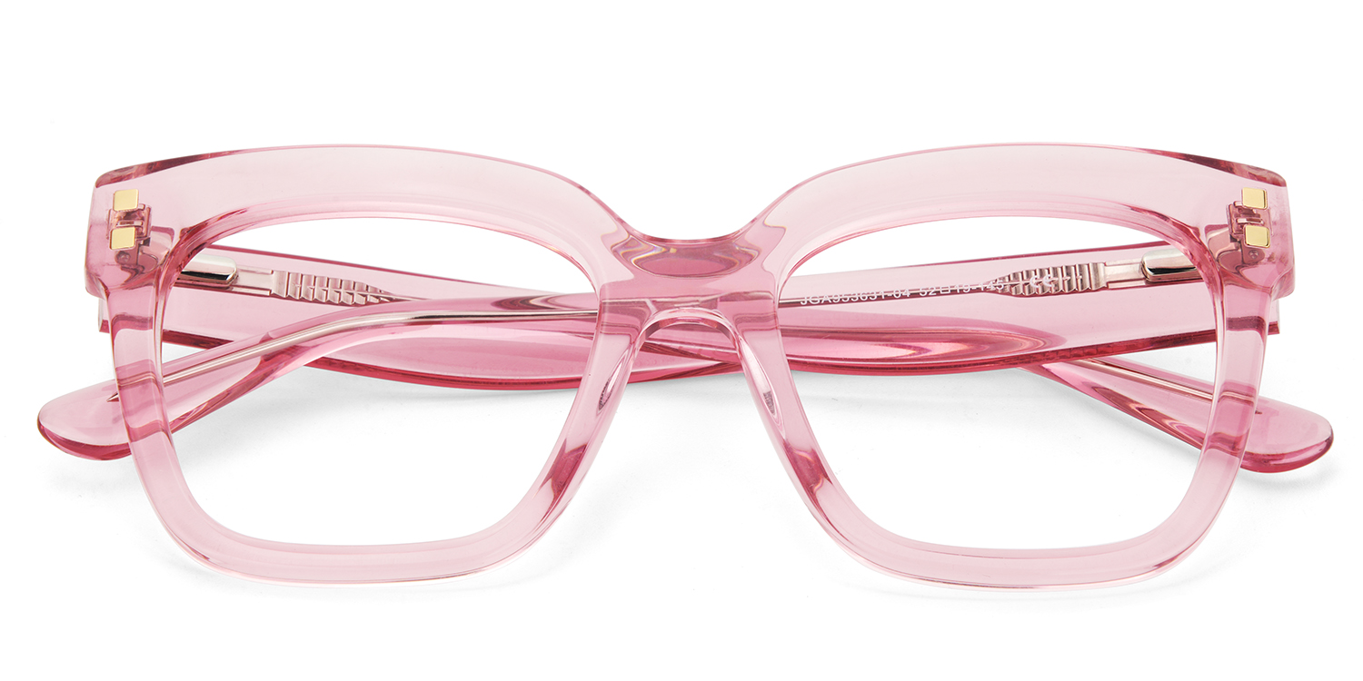 Minguela Square Pink Glasses2