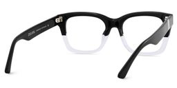 Gaydeh Rectangle Black Crystal Glasses5