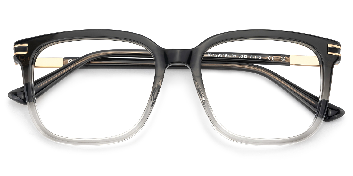 Kenny Square Gray-Crystal Glasses2