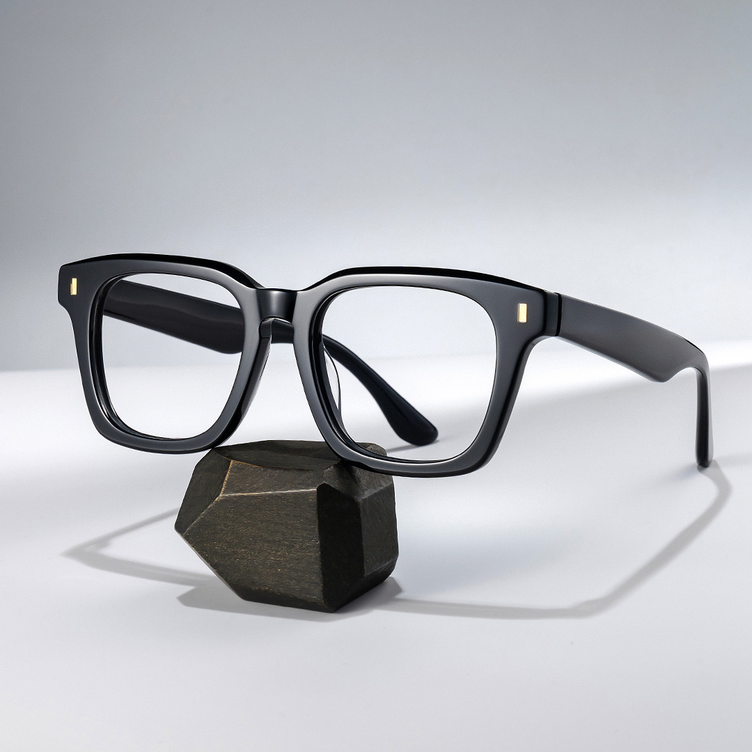 Marleni Square Black Glasses0