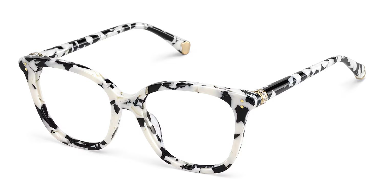 Square Cow Eyeglasses- Miles Acetate Frame Glasses4