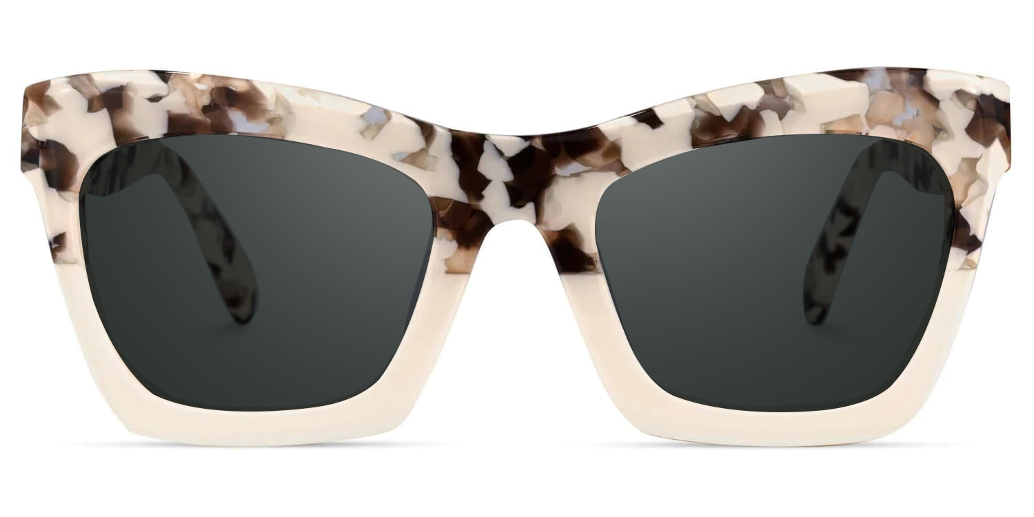 Benitez Square Two-Tone Glasses0