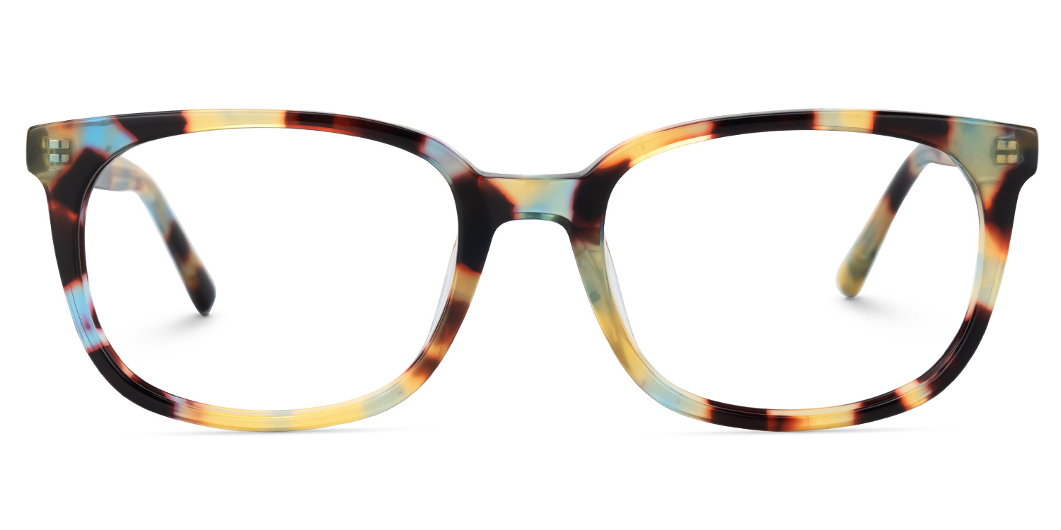 Angell Rectangle Tortoise Glasses0