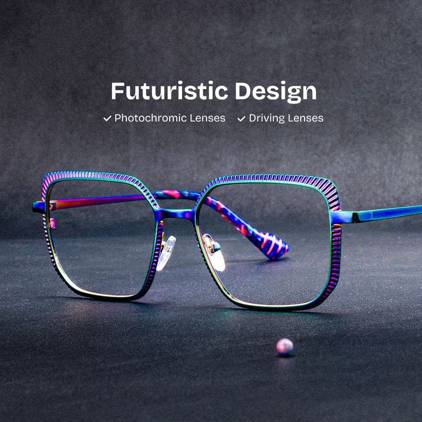 Maverick Square Multicolor Glasses