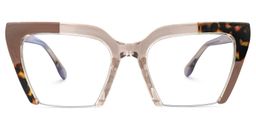 Shaun Cateye Brown Glasses0