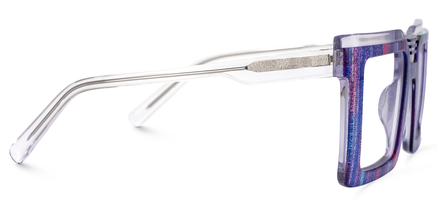 Ashlyne Thick Blue Glasses for Men | ZEELOOL Canada2